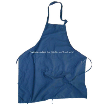 Manufacturer of Custom Cotton Soild Blue Dyed Kitchen Bib Apron